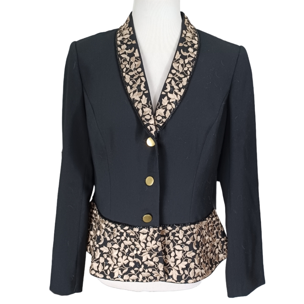 STYLE BY MIDNIGHT VELVET JACKET  SIZE 10
